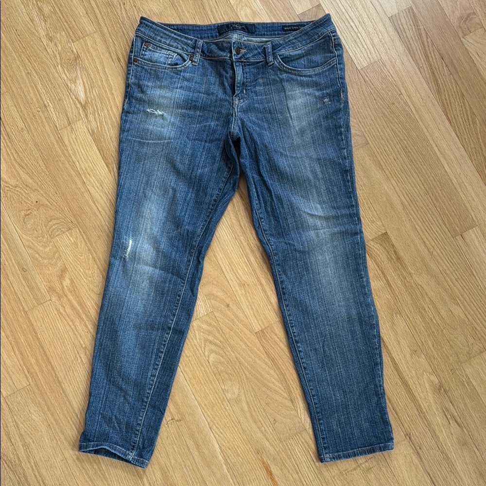 Jessica Simpson Malibu super low distressed skinny Women's Jeans sz32